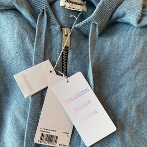 Zadig & Voltaire cashmere sipper sweater